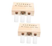 VICASKY Boîte Souvenir Bois pour Cheveux Cordon Ombilical Coffret de Conservation Élégant et Protecteur Cadeau Naissance pour Nouveaux Parents Préserve Mèches et Dents de Lait