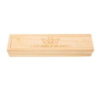 VICASKY Boîte Souvenir de Grossesse en Bois Motif Pieds, pour Annonces de Grossesse aux Parents, Rangement, Coffret Présent Original pour Futurs Parents et Famille
