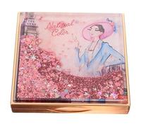 VICASKY Boîte vide pour fard à paupières - Noir - Palette noire - Plateau de maquillage - Plateau pour fard à paupières - Plateau vide pour fard à paupières - Plateau en plastique