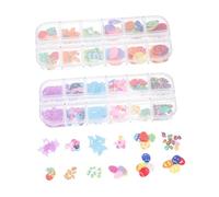 VICASKY Boîtes De Décorations Manucure Pâte Polymère Accessoires De Nail Art Thème Pâques Pour Et Événements