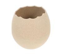 VICASKY Bol à Dessert Créatif en Céramique Forme Coquille D’œuf, Grand Modèle Vertical, Bol à Crème Glacée Polyvalent pour Pâtisseries, Pot de Plantes Décoratif, Usage Maison