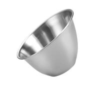 VICASKY Bol à Salade Incliné en Acier Inoxydable 16 Cm, Bol Alimentaire Argenté pour Restaurant, Bassine à Légumes Multifonction, Saladier Résistant pour Service Cuisine et Snacking