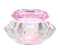 VICASKY Bol en verre de cristal pour nail art en acrylique liquide haute transparence pour utilisation en salon de manucure et nail art pour femmes et filles