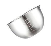 VICASKY Bol Inox de Cuisine avec Échelle Graduée et Bec Verseur Bol Multifonction pour Mélanger Œufs et Salade Acier Inoxydable Sûr et Facile à Nettoyer Maison et Restaurant