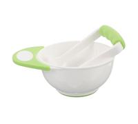 VICASKY Bol pour Garçon Fille Portable avec Broyage Rapide Bol Antidérapant pour Préparation Alimentaire Outil Manuel Pratique pour Purée de Garçon Fille Déplacement