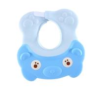 VICASKY Bonnet de Bain Réglable pour Garçon Fille avec Visière Bleue Protection des Oreilles Silicone Bonnet de Garçon Fille Multifonction et Confortable