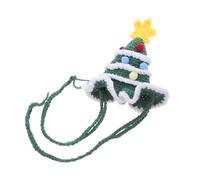 VICASKY Bonnet de Noël pour Chien Chapeau Tricoté Sapin avec Cache-Oreilles Bandeau Pompon pour Déguisement Fête