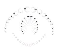 VICASKY Bouchons Oreille Corne De Bœuf Écarteurs Pour Adultes Femmes Jauges Oreille Punk à Décorations