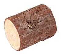 VICASKY Bougeoir Bois Naturel Forme De Souche Support Pour Bougie Chauffe-plat Décoration Intérieure Mariage Et Fête