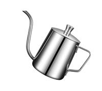 VICASKY Bouilloire à Café en Acier Inoxydable 304 avec Couvercle Mini Cafetière à Col de Cygne 1 Pièce Pratique pour Maison et Bureau Compatible Plaques de Cuisson Verseuse Précise