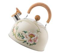 VICASKY Bouilloire à Sifflet pour Cuisinière 3L Grosse Capacité en Acier Inoxydable Légère Portable pour Camping Randonnée Usage Extérieur et Intérieur