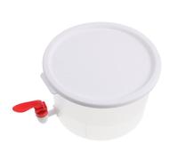 VICASKY Bouilloire avec Robinet 35 L en PP Blanc Résistant au Froid et à la Chaleur Pichet d'Eau pour Réfrigérateur Seau à Glace pour Thé Glacé Jus de Fruits et Boissons Fraîches