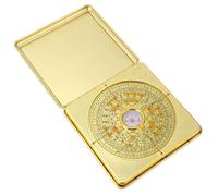 VICASKY Boussole Feng Shui Carrée Alliage Étanche Boussole de Survie Portable pour Camping et Randonnée Compas avec Design Rétro et Surface Polie