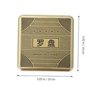 VICASKY Boussole Feng Shui Pan Compacte Alliage Outil de Camping Étanche Multifonction Précision pour Orientation et Mesure pour Extérieur et Survie
