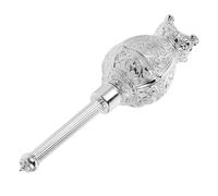 VICASKY Bouteille Eau Bénite Décorative Européenne Compacte pour Voyages Religieux Récipient Vide Orné de Motifs Raffinés pour Cérémonies Catholiques et Festivals