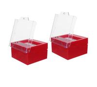 VICASKY Bouton de sécurité Incendie, Bouton d'alarme Manuelle Rouge en Plastique, 2 Ensembles, Activation Rapide pour évacuation des Bureaux et des habitations
