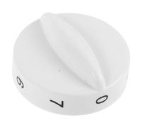 VICASKY Bouton Thermostat pour Réfrigérateur et Congélateur, Réglage Précis de Température, Court 6 Mm, Plastique Blanc, Pièce de Rechange Compatible Mini-frigo, Contrôle du Froid, Usage