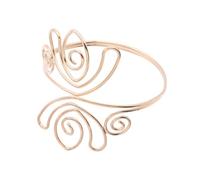 VICASKY Bracelet de Bras Femme Or, Fleur Tulipe Sculptée, Métal Réglable