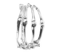 VICASKY Bracelet Squelette Ouvert Réglable Style Gothique pour Halloween Élément Ambiance Unique pour Femme et Homme Accessoire pour Fête et Cadeau Anniversaire