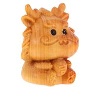 VICASKY Breloques De Bijoux Dragon Bois Sculpté Pendentifs Décoratifs Artisanaux Légers Et Résistants Décoloration Charmes Zodiaque Idéals Pour Bracelets Faits Main Original Pour Amateurs