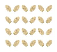 VICASKY Breloques Décoratives Dorées pour Ongles 3d en Alliage Métallique, 100 Pièces, Forme Statue de Bouddha 1,7 Cm, Accessoires Nail Art pour Manucure Professionnelle et Diy, Kit
