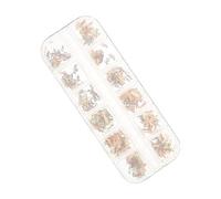 VICASKY Breloques pour Ongles Zodiaque DIY Ornement pour Ongles Douze Constellations Soi-même pour Fille