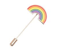 VICASKY Broche à Rayures Arc-en-ciel de Pont pour Chapeaux, Épingle Délicate Soutenir le Mouvement Pride Lgbt