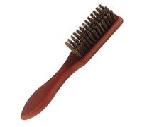 VICASKY Brosse à Barbe Vintage en Nylon Souple Taille Petite Brosse Démêlante pour Barbe D'homme Usage Professionnel Salon de Coiffure