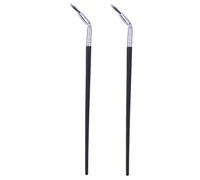 VICASKY Brosse à Cils Éventail 2 Pièces Biseautée Compacte pour Cils Inférieurs Taille Moyenne Maquillage Professionnel Voyage Présent Fille