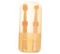 VICASKY Brosse à Dents pour Chien et Chat Silicone Souple Soin Bucco Dentaire Portable pour Chiots et Animaux Nettoyage des Étroits et du Tartre