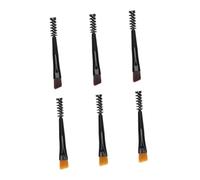 VICASKY Brosse à Sourcils Double-embout 6 Pièces Mini Portable Taille Petite Couleur Brun Clair Et Marron Pour Femme Outil Cosmétique Maquillage Sourcils Et Cils Usage Quotidien Voyage
