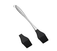 VICASKY Brosse Barbecue Silicone Résistante Haute Température Brosse à Badigeonner Huile Sauce Portable pour Barbecue Fête des Pères