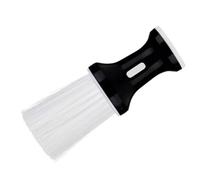 VICASKY Brosse de Cou Coiffeur avec Distributeur de Poudre Brosse à Coupe pour Salon Poils Doux Outil pour Retirer Cheveux et Fibres Accessoire Professionnel Noir