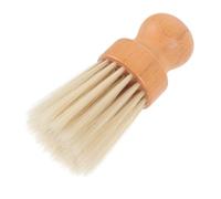 VICASKY Brosse de Nettoyage Douce à Poils Fibres Naturelles Manche Hêtre Brosse à Main Compacte pour Poussière Cuisine Voiture Canapé et Usage Domestique