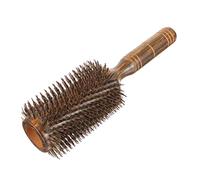 VICASKY Brosse Ronde Pour Brushing En Bois Grosse Taille Poils De Sanglier Naturels Pour Cheveux Bouclés Femmes Et Filles Usage Quotidien Coiffage Et Séchage