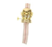 VICASKY Brûleur de Lampe à Pétrole Vintage avec Mèche Ronde Intégrée Accessoire Pratique pour Remplacement de Mèches de Lampes à Kérosène Anciennes Support de Mèche pour Huile DIY