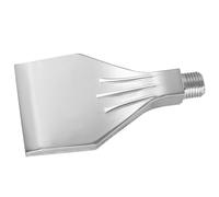 VICASKY Buse de Souffleur D'air en Alliage D'aluminium Industriel 1/4 Pouce | Applications Fixes Transport, Filetage Externe, Jet Puissant, Trous de Montage Pratiques, Finition Argenté