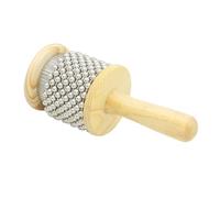 VICASKY Cabasa Bois Dia pour Garçon Fille Instrument de Percussion Léger et Facile à Utiliser Musical Éducatif pour Rythmes Doux et Apprentissage Préscolaire