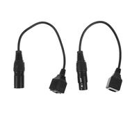 VICASKY Câble D'adaptation Audio Xlr vers Rj45 Connecteurs Xlr 3 Broches Plaqués Or et Design Industriel pour Installations Professionnelles Scène et Spectacle