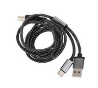 VICASKY Câble D'imprimante Usb Type-c Vers Usb-b 2.0, Cordon Midi 1,4 Mètre, Nylon Flexible Et Anti-déchirure, Compatible Claviers Midi Et Pianos Électriques, Utilisation Plug and Play