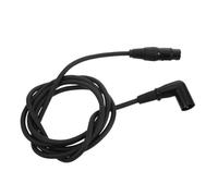 VICASKY Câble Xlr Mâle Femelle 90 Degrés, 3 Broches, Noir, 2 M | Double Blindage, Câble Audio Équilibré, Angle Droit, Usage Studio, Moniteurs, Podcasteurs
