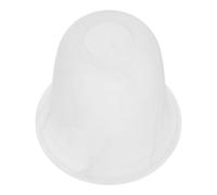 VICASKY Cache-ampoule en Verre Blanc pour Lampe E27 Effet Décoratif et Protection des Yeux, Abat-jour Simple Style pour Chambre et Couloir