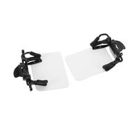 VICASKY Cache-œil Blanc pour Tir à l'arc et Tir, Patch Léger et Résistant aux Rayures en Abs Clip, Lot de 2 Pièces pour Archers Novices et Professionnels
