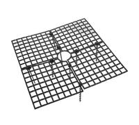 VICASKY Cache Pot à Grille Robuste pour Pot de Fleurs Protection Creusement des Racines Garde Sol et Protection Plantes Adapté pour Jardin Extérieur et Intérieur Couleur Noire Moyenne