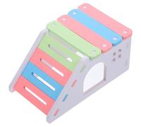 VICASKY Cachette pour Hamster avec Échelle Intégrée Maison en Plastique Solide Accessoires pour Cage à Rat Interactif pour Petit Rongeur Refuge Sécurisé pour Hamster et Cochon d'Inde