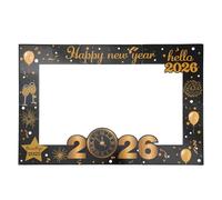 VICASKY Cadre Photo Géant pour Nouvel an Accessoire Photobooth Léger et Facile à Monter Décoration Fête Happy Year pour Soirée Réveillon