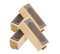 VICASKY Cage À Reines Apicoles 4 Pièces : Cages À Abeilles en Bois, Équipement pour L'élevage des Reines Et Le Transport De La Ruche