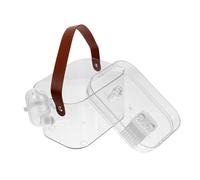 VICASKY Cage de Transport pour Hamster avec Biberon Cage Portable Plastique pour Petits Animaux Maison de Voyage pour Hamster ou Cochon