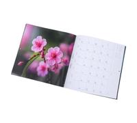 VICASKY Calendrier Mural Fleuri 2027, Calendrier Annuel Mensuel pour | Papier, Illustration de Fleur Vive, Informations Lunaires, Trou Prépercé et Anneau Métallique Suspendre Facile
