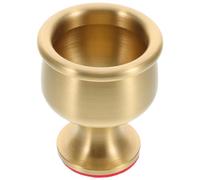 VICASKY Calice en Cuivre Doré pour Vaisselle Sacrée, Tasse Compacte Nettoyage Facile, pour Rituels Quotidiens et Espace de Culte